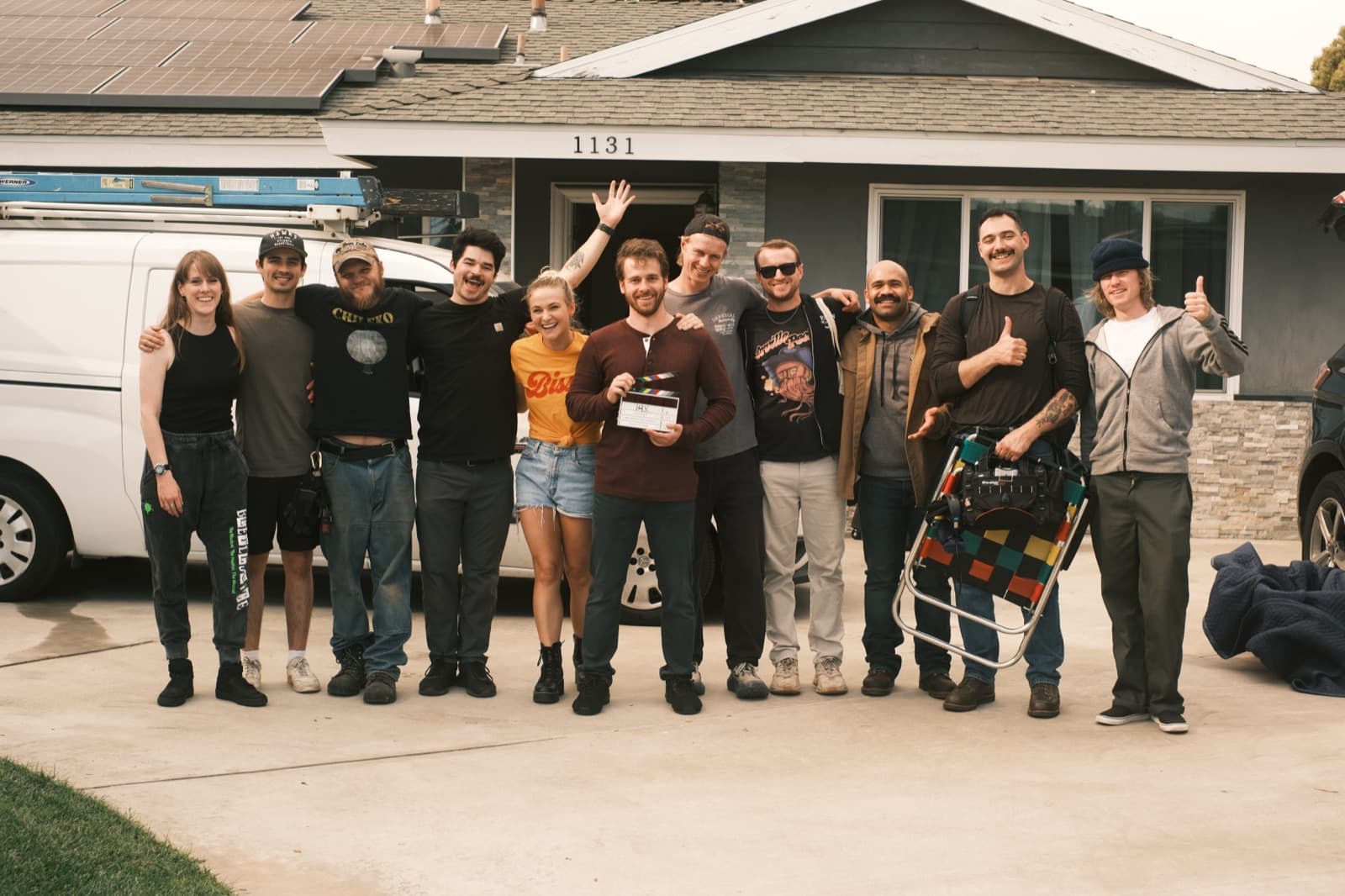 Clean Slate cast and crew together